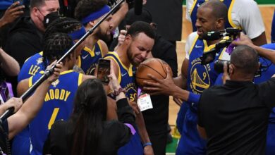 Así celebraron el título los Golden State Warriors