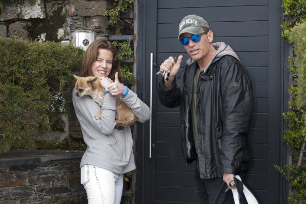 Carlos Lozano con su hija / Gtres