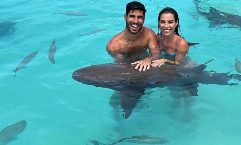 Así están siendo las idílicas vacaciones de Sandra Garal y Marco Asensio en Bahamas