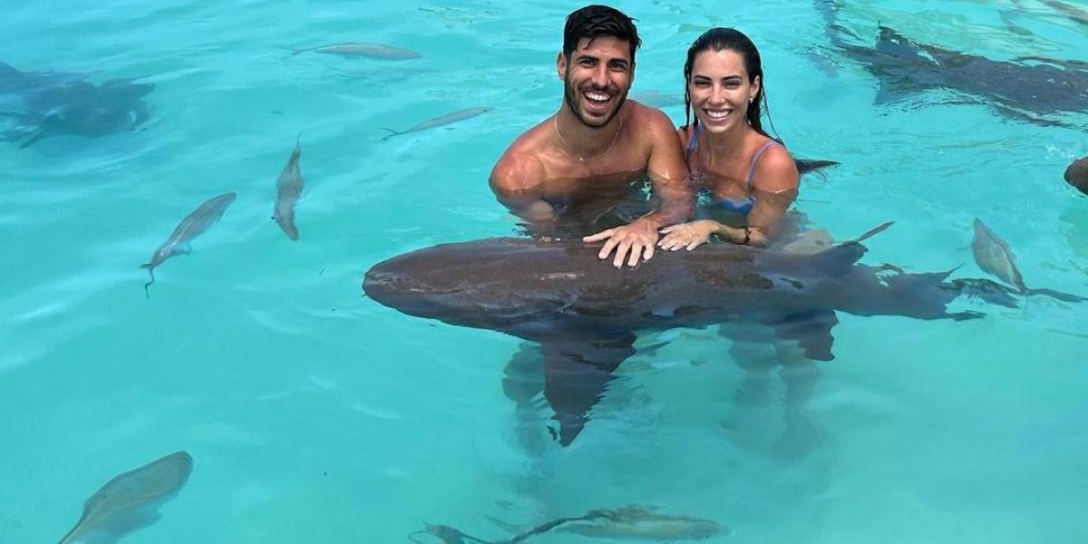 Así están siendo las idílicas vacaciones de Sandra Garal y Marco Asensio en Bahamas