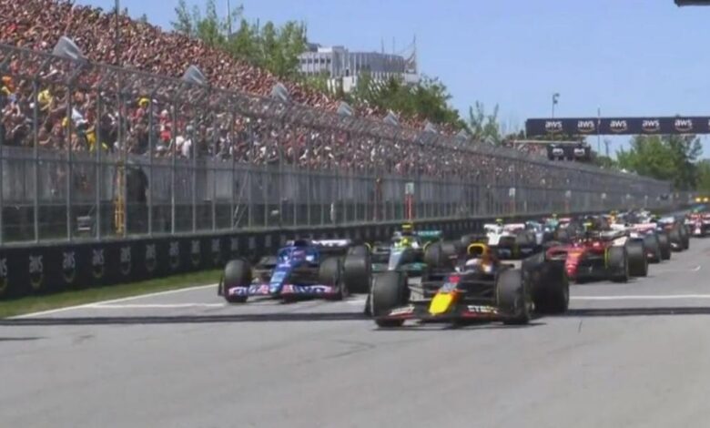 Así ha sido la salida de Alonso y Sainz en Canadá