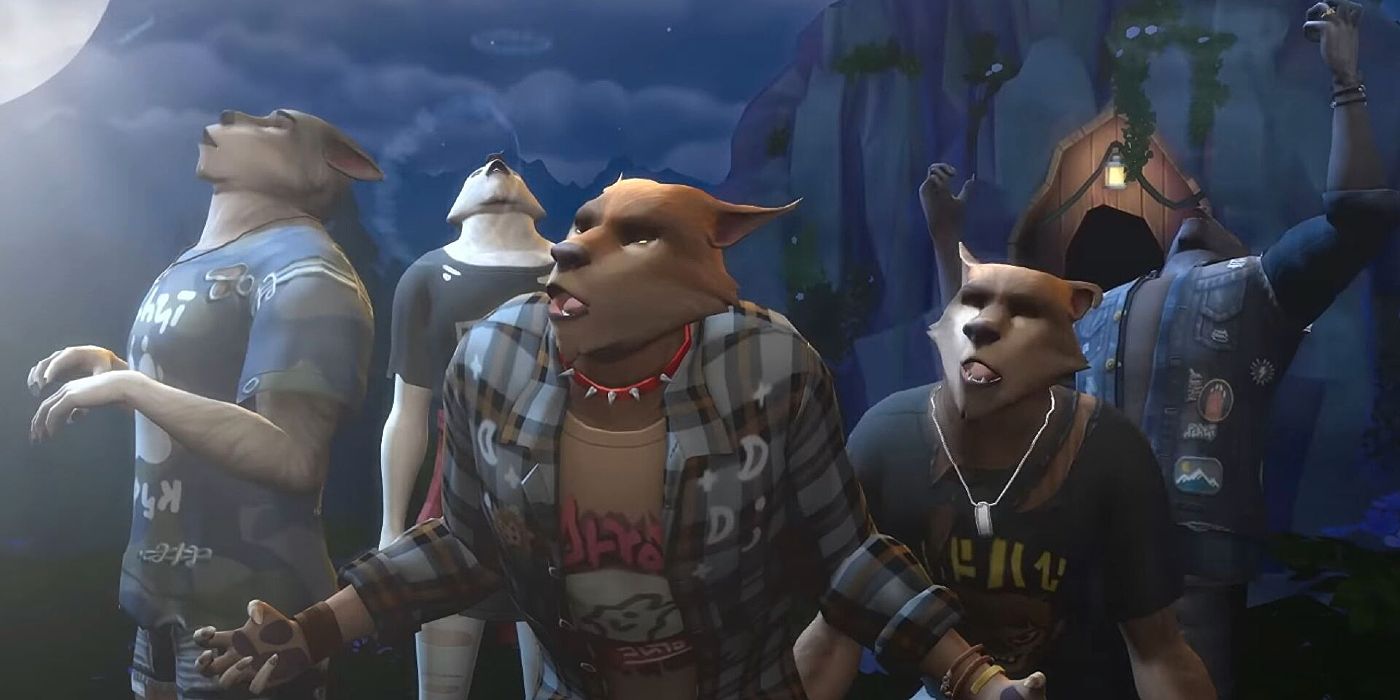 Avance del paquete de juego Sims 4 Werewolves: corre salvajemente, únete a los paquetes, evita a Greg