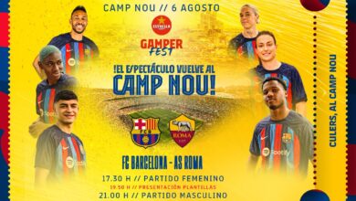 Barcelona y Roma se enfrentarán por el Trofeo Joan Gamper 2022 | Video