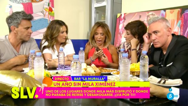 Los colaboradores de 'Sálvame' en La Muralla / Telecinco