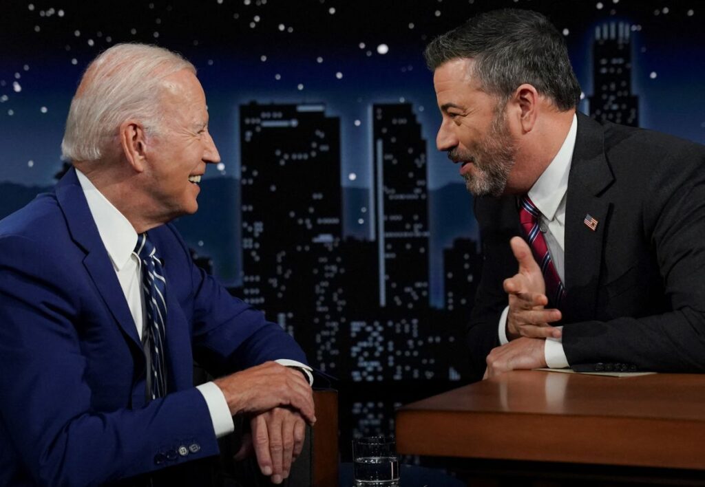 Biden, en el programa de Jimmy Kimmel: “Nunca he sido más optimista en mi vida”