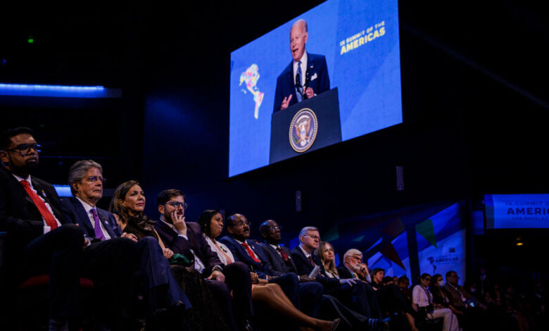 Biden enfrenta escepticismo en Cumbre de las Américas
