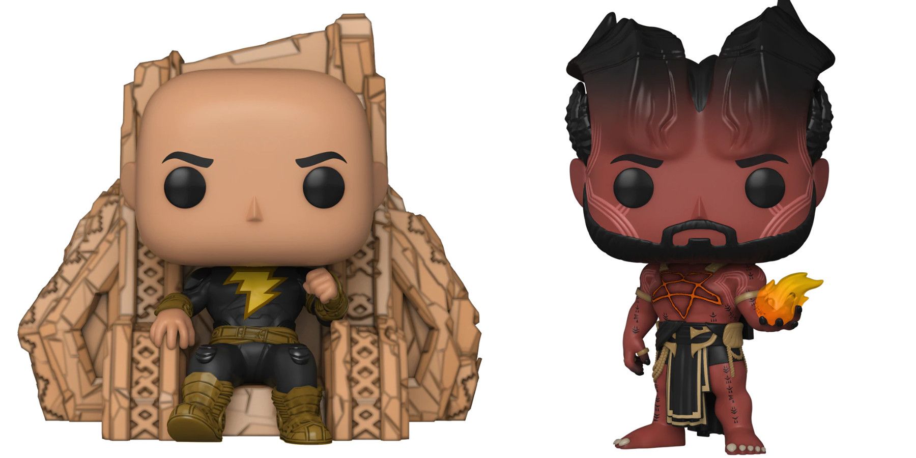 Black Adam Funko Pops Reveal DC Villain & Justice Society Disfraces