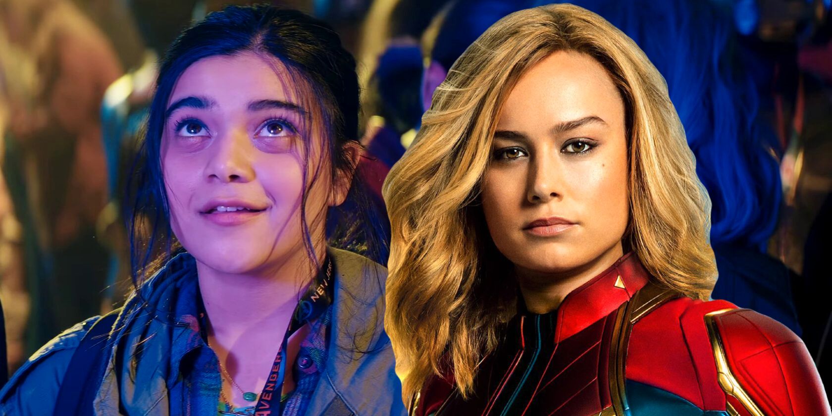 Brie Larson revela imagen de su primer encuentro con el actor de Ms Marvel