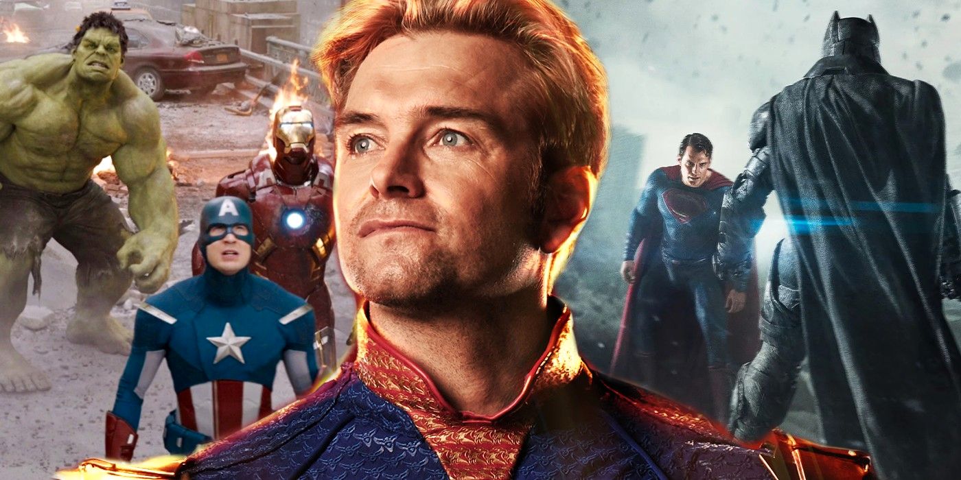 Cada MCU y DCEU son paralelos en la película The Boys’ Dawn Of The Seven