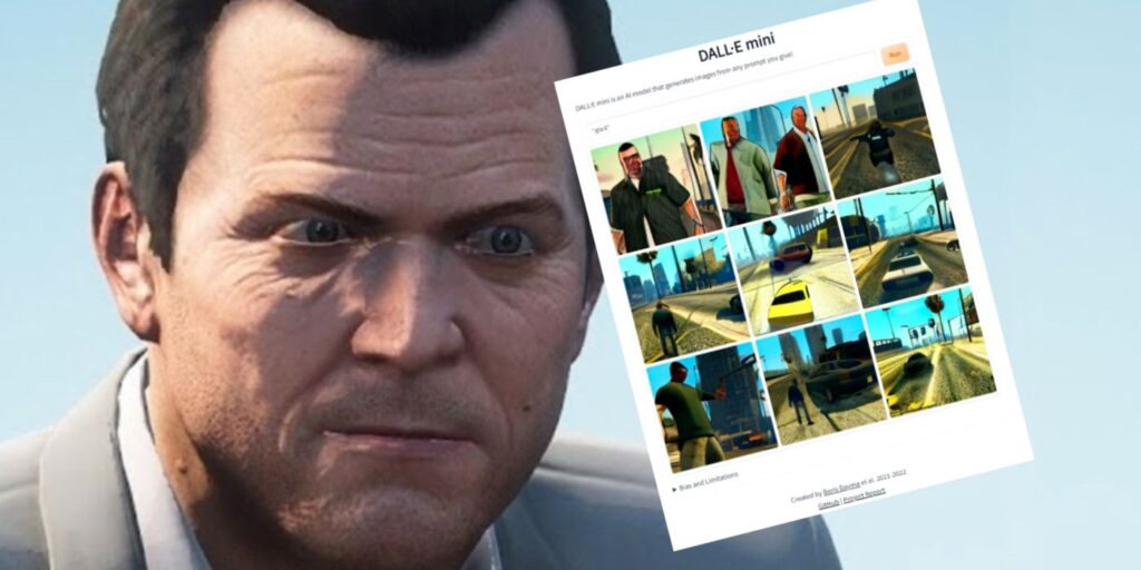 Capturas de pantalla de GTA 6 creadas por Dall-E Mini AI Art