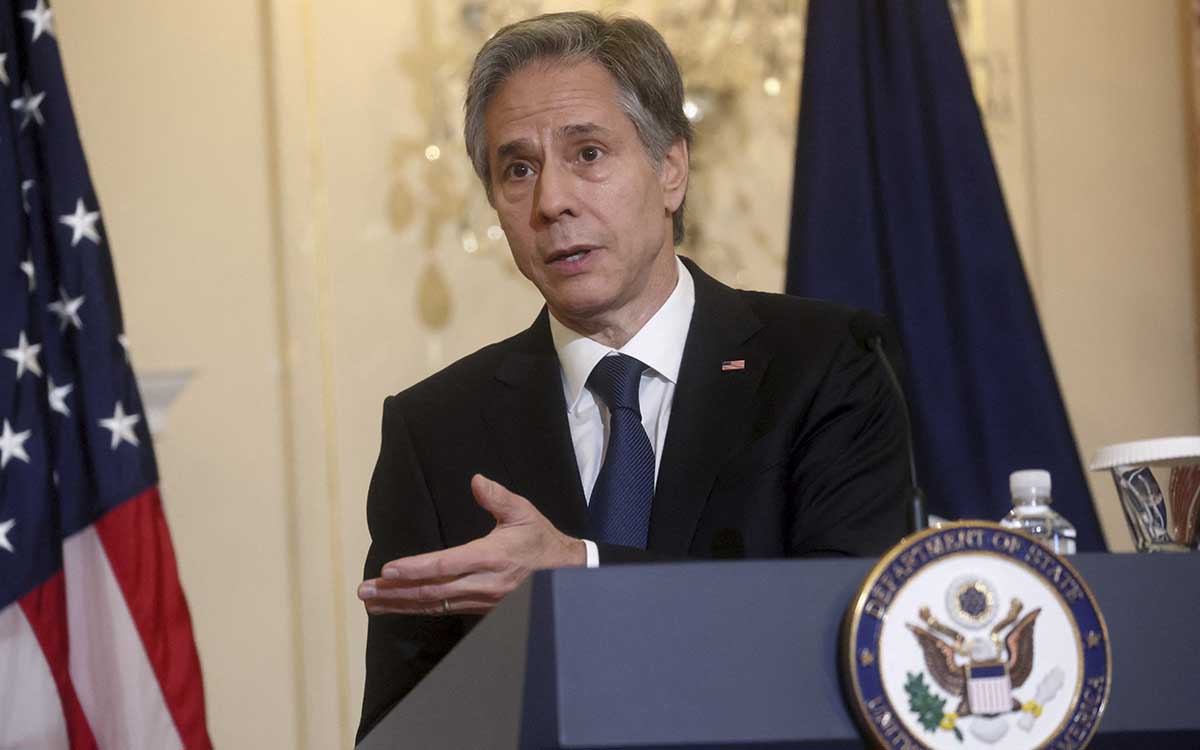 China debería valorar la repuesta internacional a la invasión de Ucrania, advierte Blinken sobre Taiwán