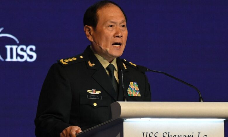 China no dudará en luchar por Taiwán, advierte ministro de Defensa