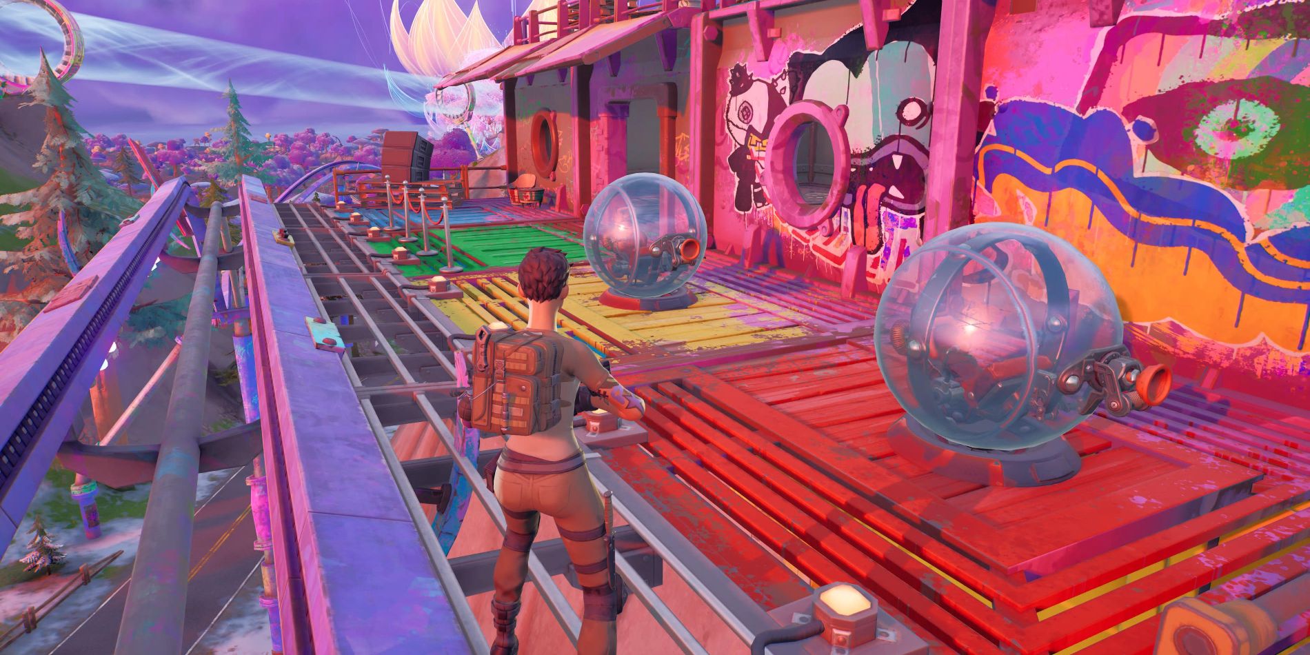 Cómo entrar en un túnel de viento en un Baller en Fortnite