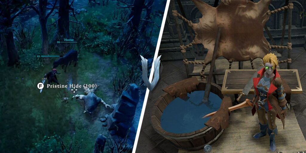 Cómo farmear piel prístina rápidamente en V Rising