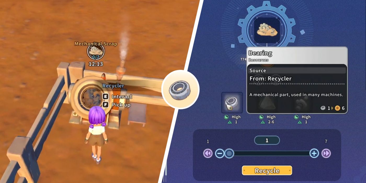 Cómo hacer rodamientos en mi tiempo en Sandrock