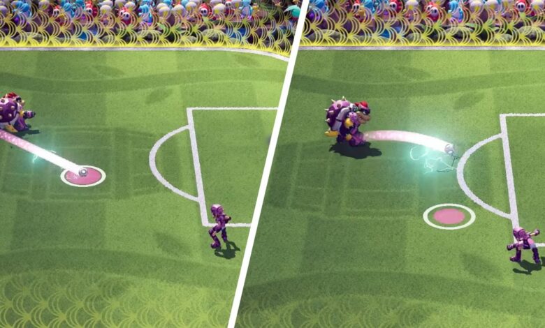 Cómo hacer un pase perfecto en Mario Strikers: Battle League