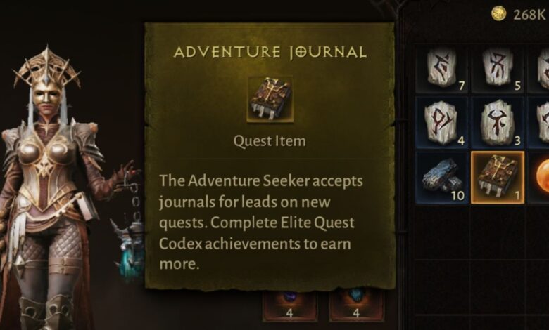 Cómo obtener diarios de aventuras en Diablo Immortal