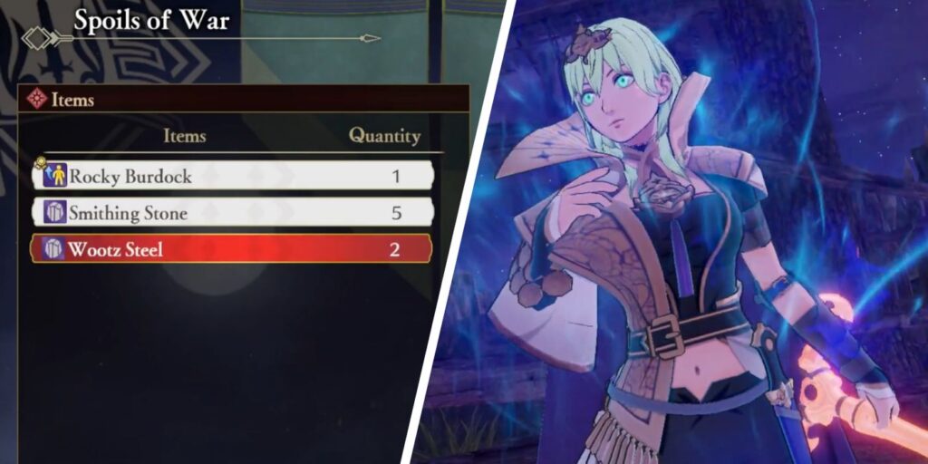 Cómo obtener (y usar) Wootz Steel en Fire Emblem Warriors: Three Hopes