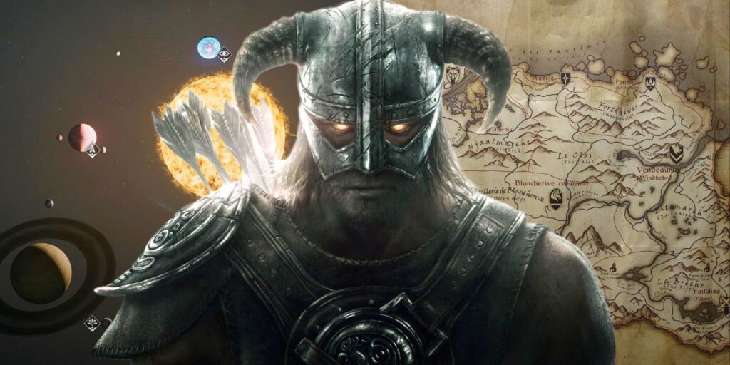 Cómo se comparará el mapa de Big Starfield con Skyrim