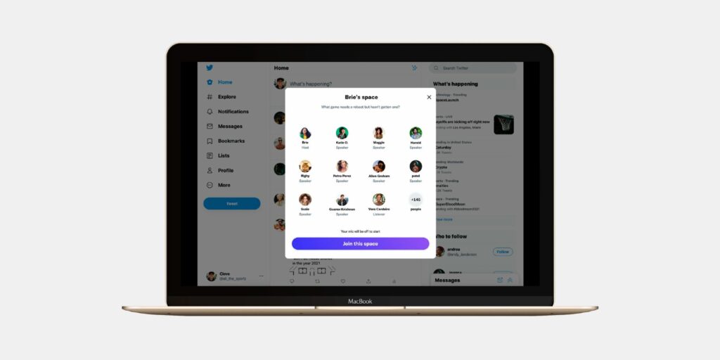 Cómo usar los espacios de Twitter en el escritorio