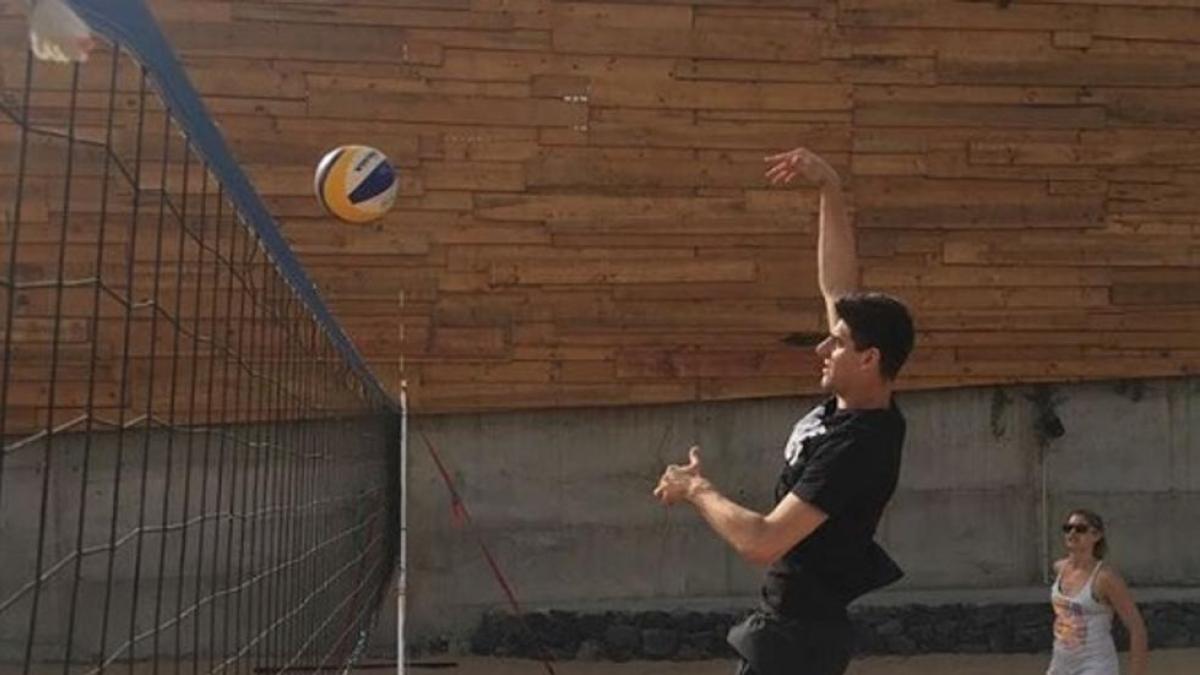 Courtois apoya al Tenerife para el ascenso porque sus hijos son "tenerifeños"