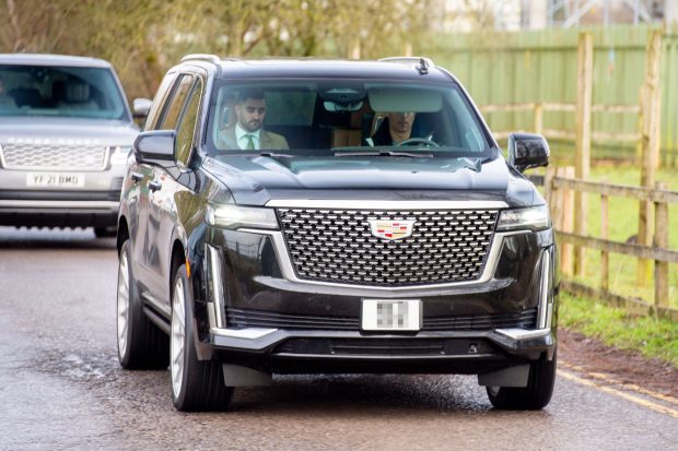 Cristiano conduce su nuevo Cadillac / Gtres