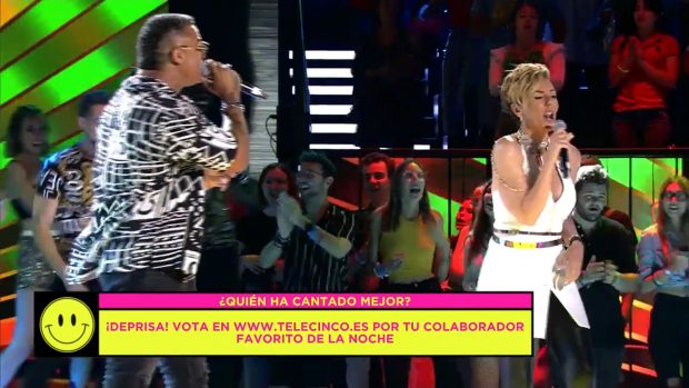 Rocío Carrasco y Henry Méndez en 'Sálvame Mediafest' / Telecinco