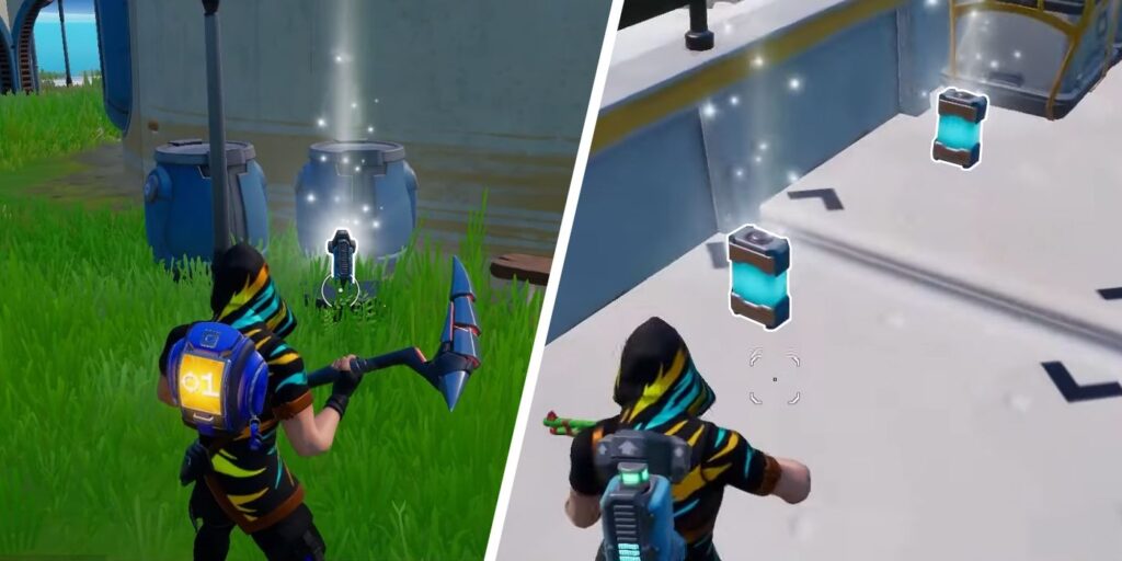 Dónde recolectar celdas de combustible y devolver la mochila en Fortnite