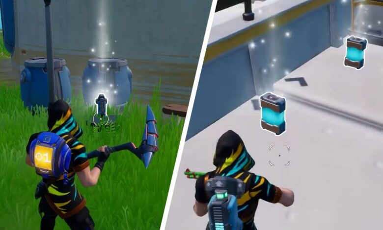 Dónde recolectar celdas de combustible y devolver la mochila en Fortnite