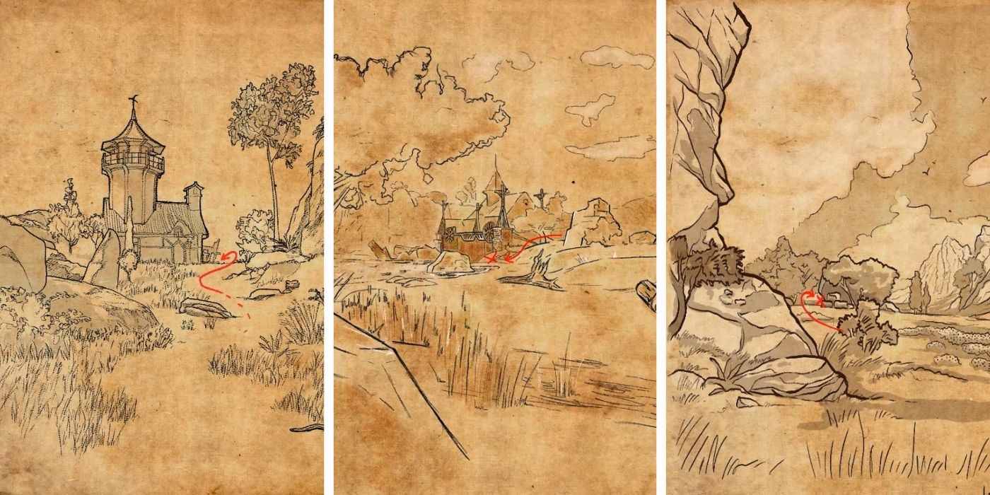 ESO: High Isle - Las tres ubicaciones del mapa del tesoro (y soluciones)