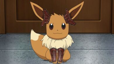 Eevee de Pokémon se convierte en una guerrera valquiria en un majestuoso cosplay