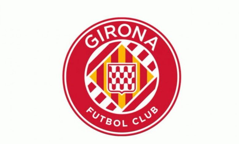 El Girona ya luce su nuevo escudo
