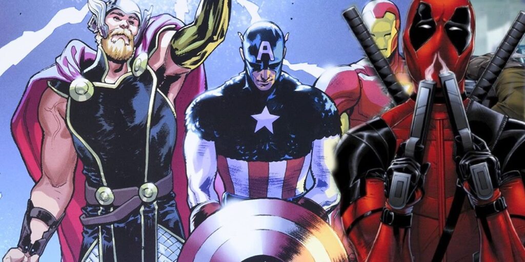 El diseño de personajes de Deadpool se basó en el armamento de los Vengadores