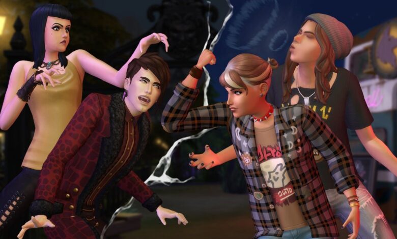 El diseño del lote de Sims 4 Fan's Werewolves vs. Vampires está repleto de conocimientos