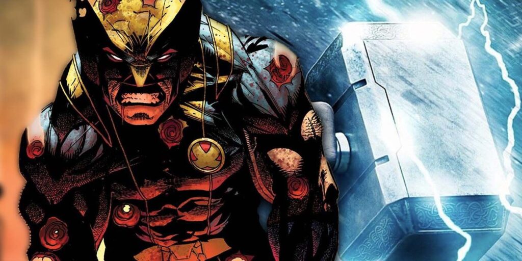 El esqueleto de Wolverine sobrevivió al poder total de Mjolnir sin factor de curación