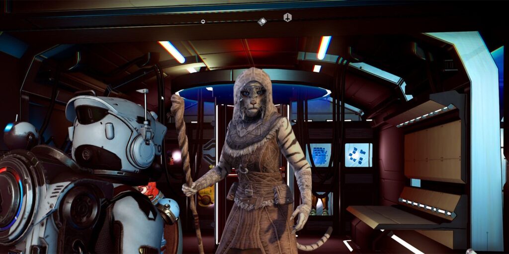 El huevo de Pascua de Skyrim en No Man's Sky le da a Khajiit el amor que se merecen