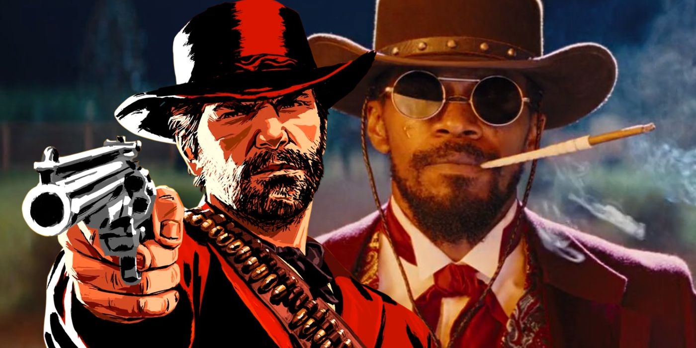 El jugador de RDR2 recrea a la perfección el tiroteo en Candyland de Django Unchained