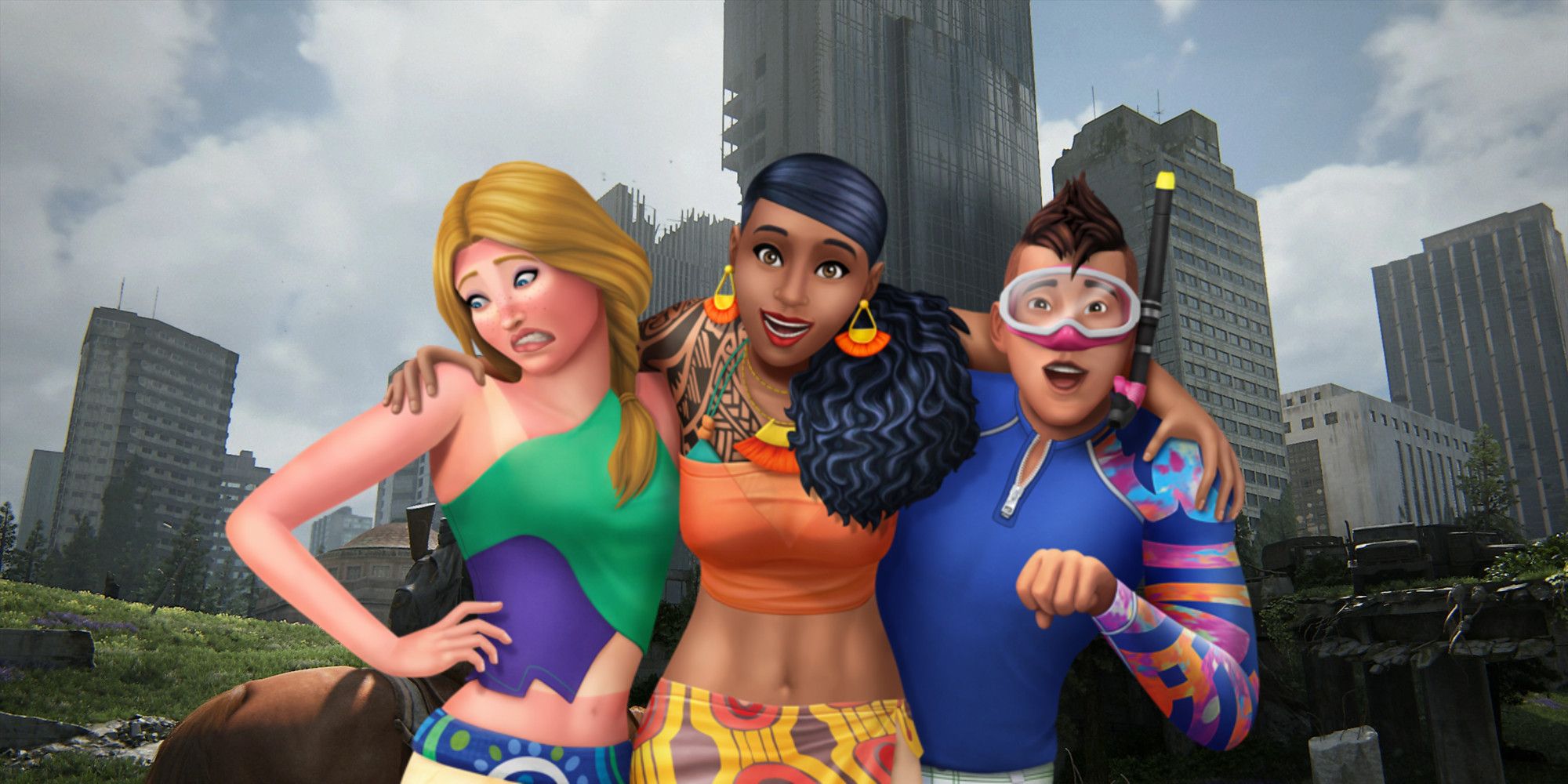 El jugador de Sims 4 descubre el huevo de Pascua furtivo de Last Of Us