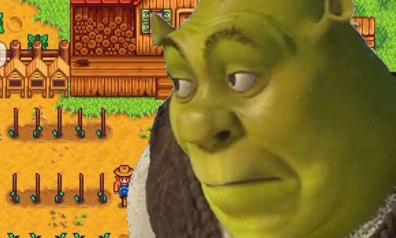 El mod Shrek de Stardew Valley incluso mejora las amistades