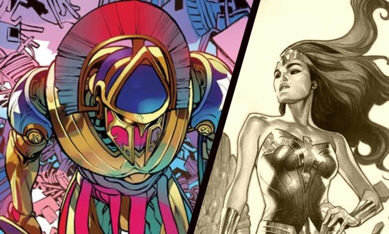 El nuevo traje mecánico de Wonder Woman podría ser su mejor rediseño
