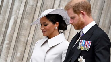 El príncipe Harry y Meghan hacen su primera aparición pública en dos años durante el Jubileo de la Reina Isabel