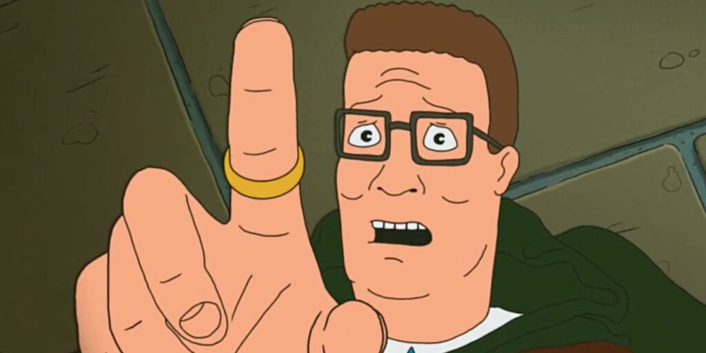 El señor de los anillos se encuentra con el rey de la colina en un extraño video cruzado