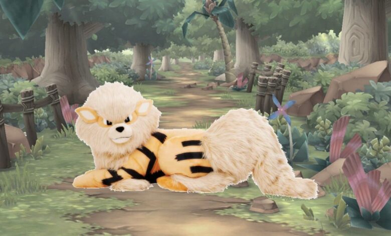 Enorme peluche Pokémon Arcanine es lindo pero costoso