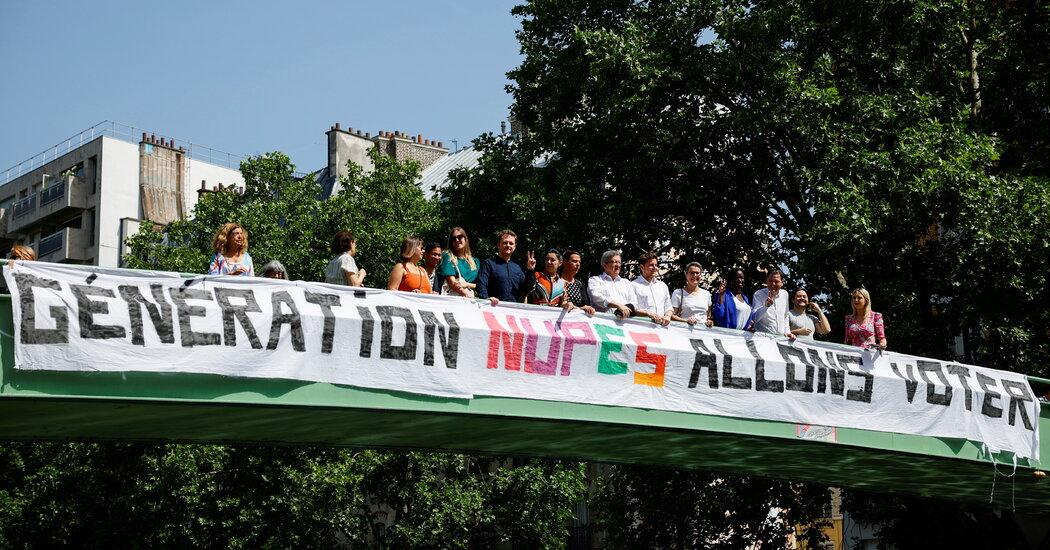 Es Macron contra la izquierda en una feroz batalla por el Parlamento de Francia