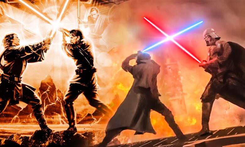 Eso no podría haber sido la revancha publicitada de Vader y Kenobi, ¿verdad?