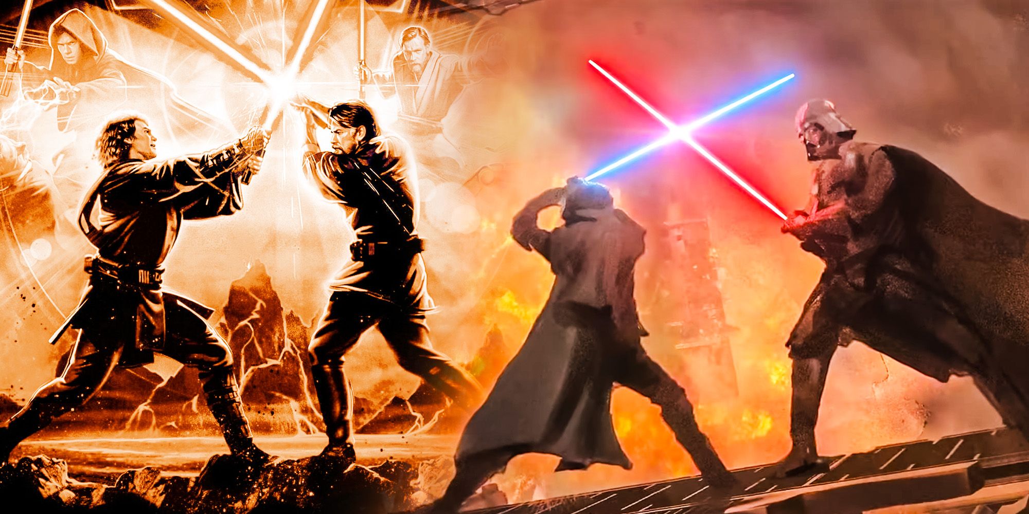 Eso no podría haber sido la revancha publicitada de Vader y Kenobi, ¿verdad?