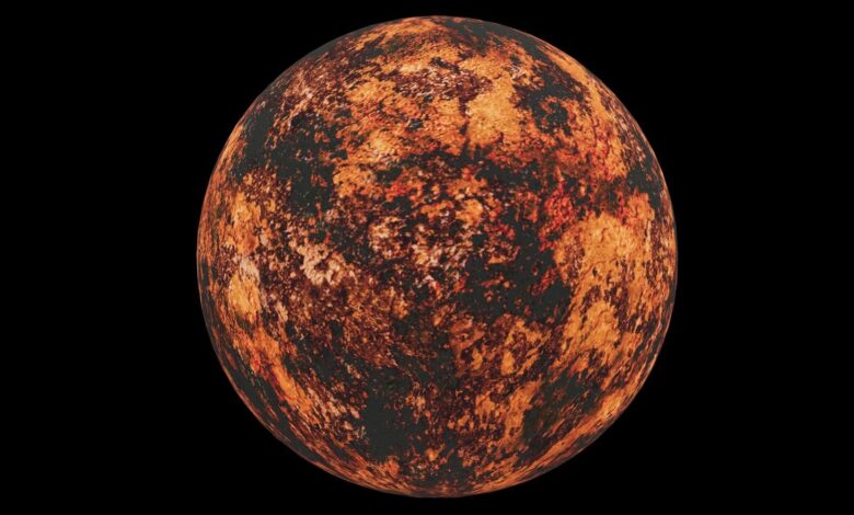 Este planeta súper-tierra súper caliente de la NASA está estudiando las lluvias de lava