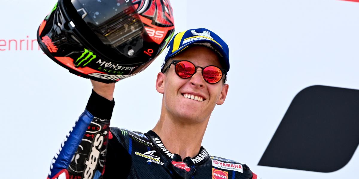 Fabio Quartararo, cansado: “Hemos tenido suerte”