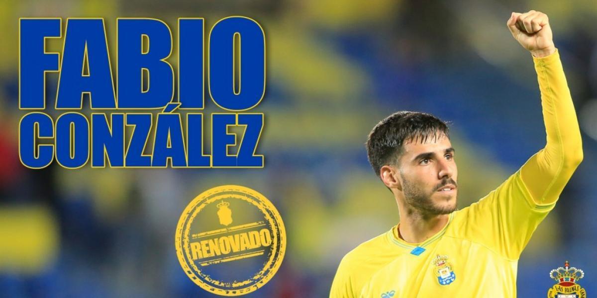 Fabio renueva con Las Palmas hasta 2025