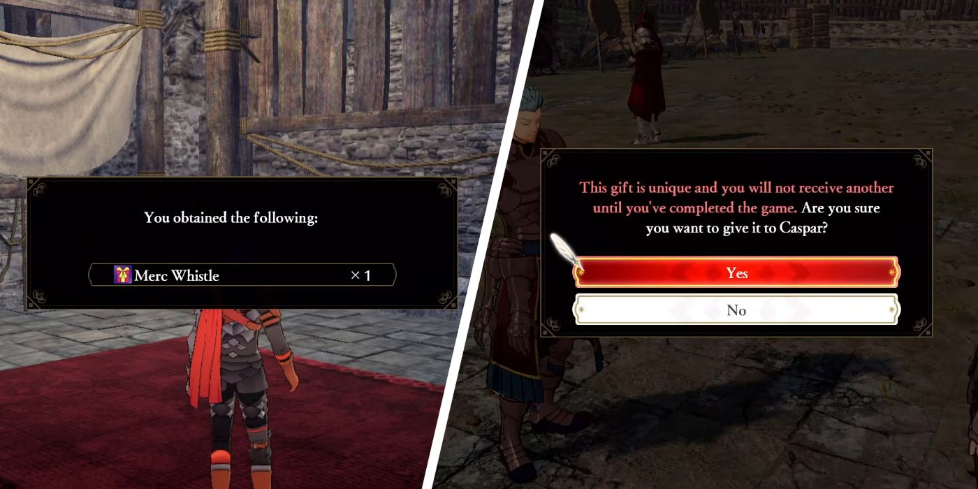 Fire Emblem Warriors: Three Hopes – Guía de regalos de Merc Whistle